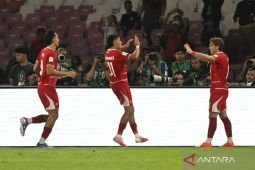 Oratmangoen bawa Indonesia ungguli Singapura 1-0 di babak pertama