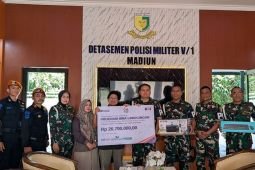 Daop 7 salurkan TJSL Rp26,7 juta untuk Denpom V/I Madiun