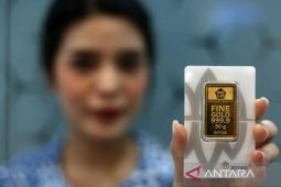 Harga Antam Senin ini menguat tipis Rp2.000 ke angka Rp2,594 juta/gr