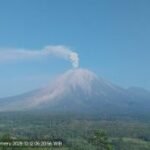 Gunung Semeru erupsi dengan tinggi letusan 900 meter di atas puncak