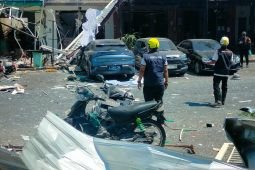 Polisi dalami penyebab ledakan di ruko San Antonio Surabaya