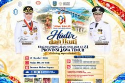 Khofifah apresiasi antusiasme warga ikuti upacara hari jadi Jatim