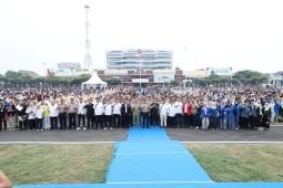 Sebanyak 5.000 pemuda Jatim deklarasikan penolakan perpecahan dan narkoba