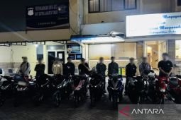Polisi amankan 10 motor diduga hendak balap liar