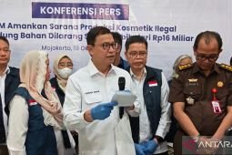 BPOM bongkar pabrik kosmetik ilegal di Mojokerto