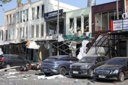 Ledakan di San Antonio Shopping Street Pakuwon City Surabaya