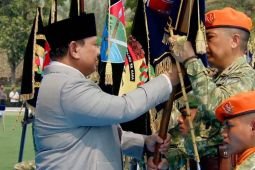 Prabowo resmikan 204 satuan baru TNI dan lantik enam Pangdam